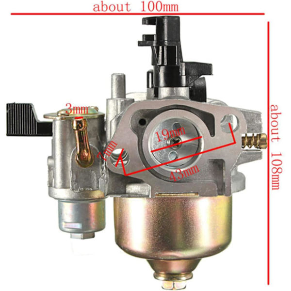 Udskiftning af karburator, der passer til Honda GX110 GX120 110 120 4HP Gx140 Gx160 Gx168 Gx200 5.5HP 6.5HP motor
