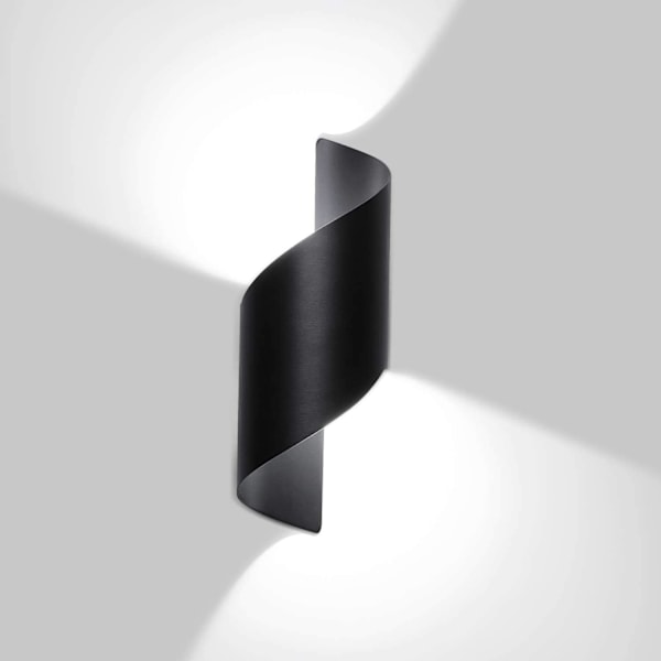 10W Vägglampa Utomhus LED Vägglampa Vattentät IP66 Modern Aluminium Lampa Utomhuslampa för Gård Trädgård Terrass Nära Vägg Uteplats