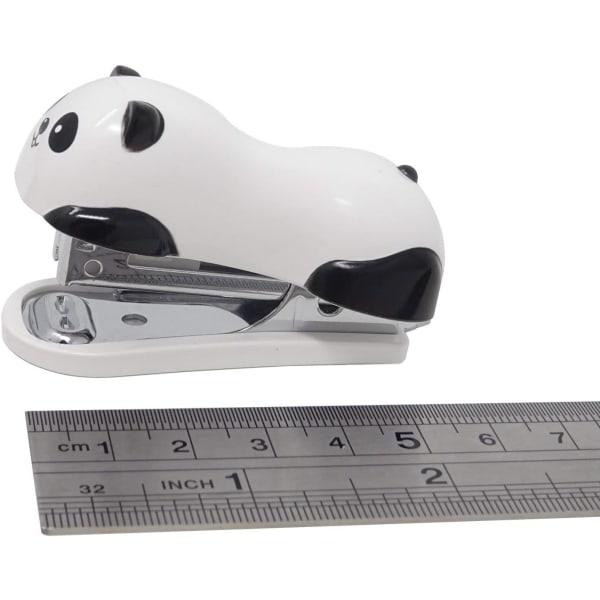 Portable Mini Cute Panda Desktop Stapler Set with 1000PCS No.10 Staples for Office School Home Use