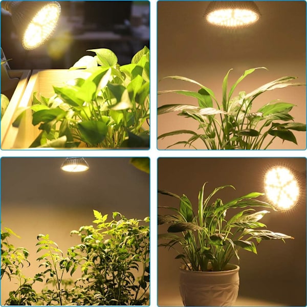Växtlampa 150W 150 LED Solliknande Hortikulturell Lampa Full Spectrum Växttillväxtlampa E27 LED för Inomhusväxter Växthus Trädgårdsfröplanta