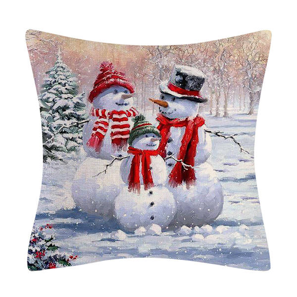 Jul Kuddfodral, Snögubbe, Jultomte, Kuddfodral