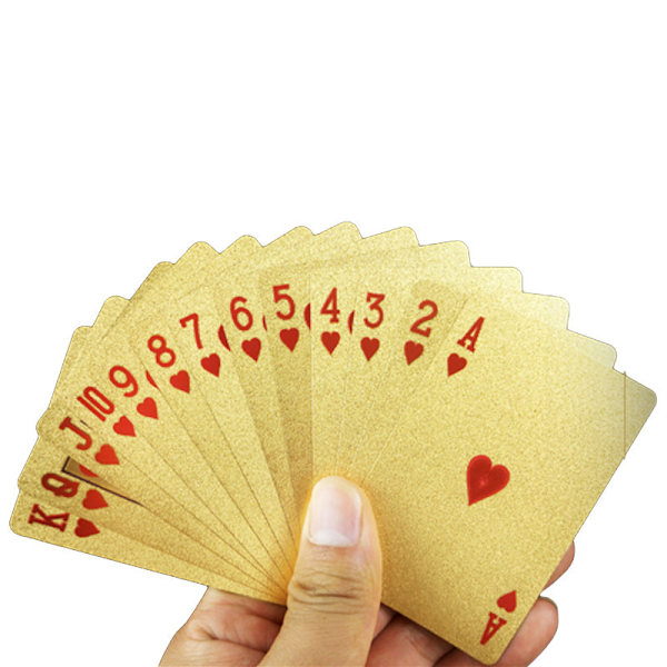 Gyllene lokala tyrann guldpoker (gyllene baksida mönster galler