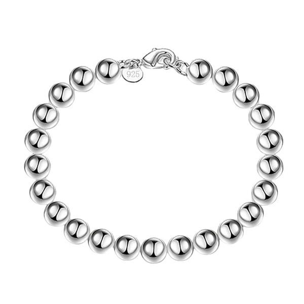 Armbånd Dame Smykker 8mm Perlebesat Kædearmbånd Mode Dame Tilbehør Kædearmbånd
