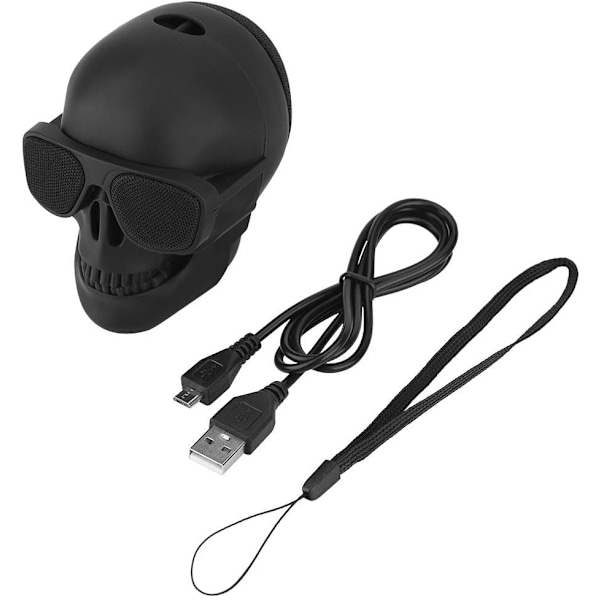 1 kpl Pääkallokaiutin Kannettava Mini Langaton Bluetooth Stereo