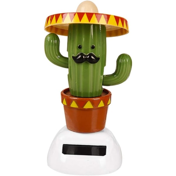 Cactus Automatic Swing Car Interiør Ornament Dashboard Decor