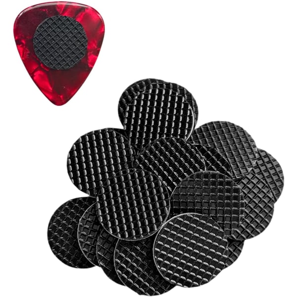Gitarrplock anti-halkdynor set svart dubbelhäftande