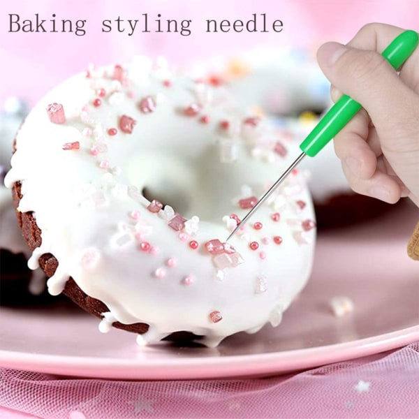 12-piece set of sugar mixing pins doodle pins cookie icing pins