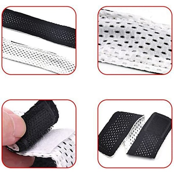 2 par jersey anti-slip fiksering ærme strop fodbold