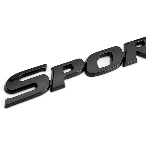 3D Metallisk Bil Bagageutrymme Logotyp Sport Modifierade Ord Dekaler Framsida Dörr