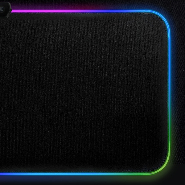 RGB Gaming Mouse Mat Pad - Stor förlängd LED-musmatta med 14 L