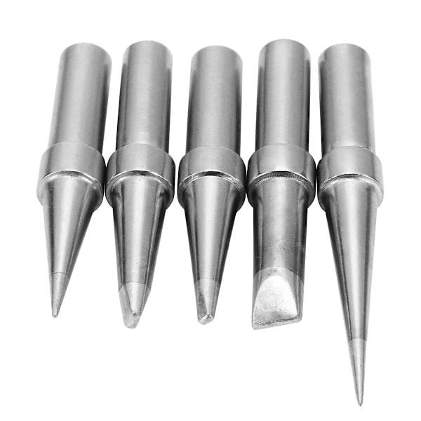 5-pack Praktiska Blyfria Ersättningslödkolvspetsar ETA ETB ETD ETS ETT för Weller WESD51 WESD50 WCC100