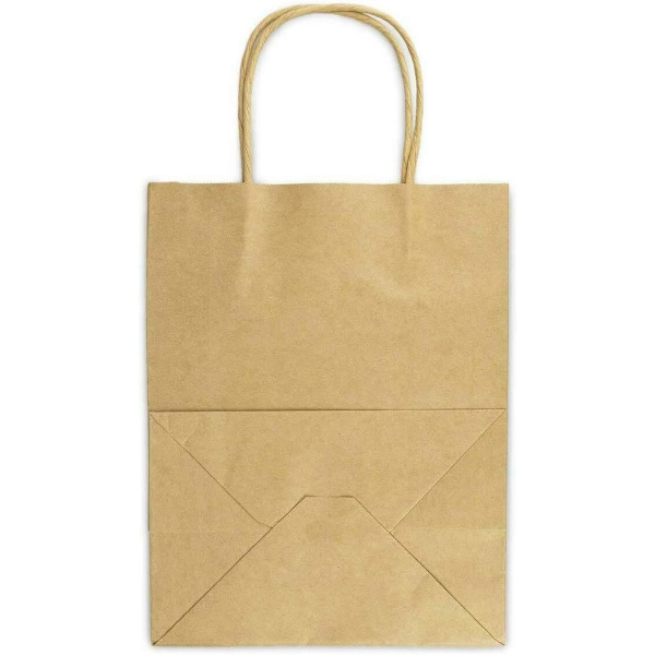 Bruna papperspåsar, presentpåsar, matpåsar, papperspåsar med bärhandtag