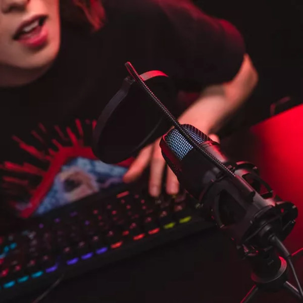 Gamer Mikrofon Beast Abysmal Anthem Unidirektionelt Gamer Mikrofon Lys