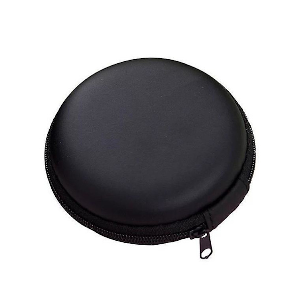 Mini-hörlursförvaringsfodral, hårt skal med dragkedja, skyddsfodral för hörlurar, mini-hörlursfodral, multifunktionellt bärfodral