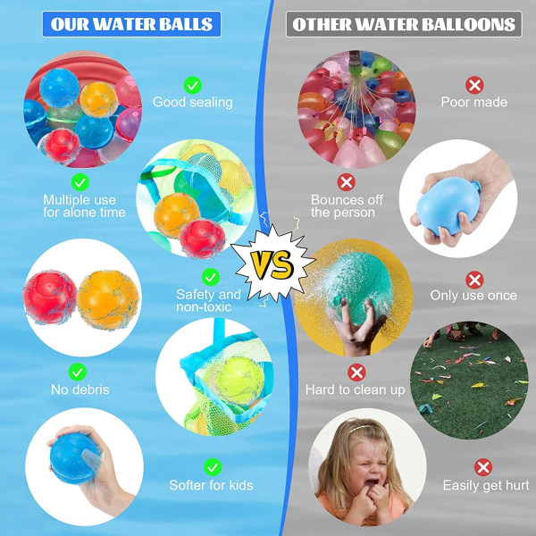 12st vattenballonger vattenspel vattenballonger utomhuspool