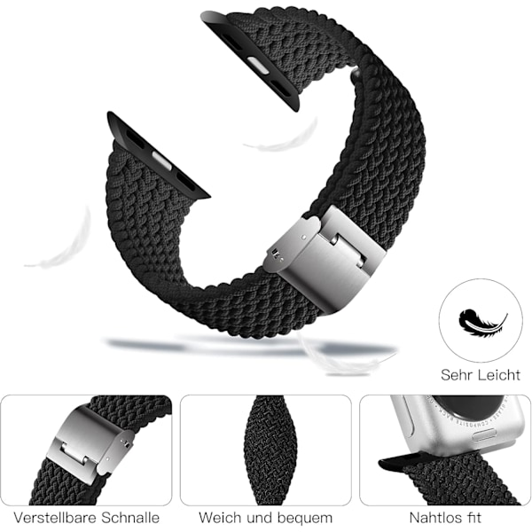 Joustavat rannekkeet yhteensopivat Apple Watch -rannekkeen 40mm 38mm kanssa