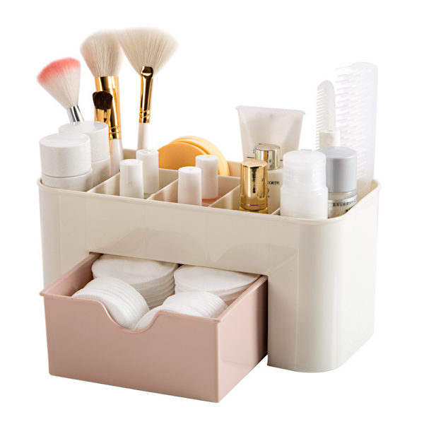Skrivebords Makeup Organiser Skuffe, Kosmetik Organiser, Skrivebord