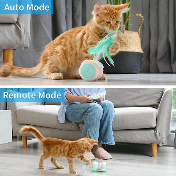 Rolig Elektrisk Katt Leksak - Grön 1st