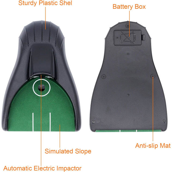 1 stk. Automatisk Golf Puttertræner Automatisk Putter Returnering