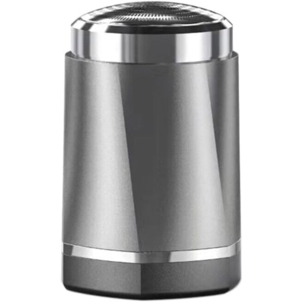 1 st (silvergrå) Mini elektrisk rakapparat Fickstorlek Vattentät