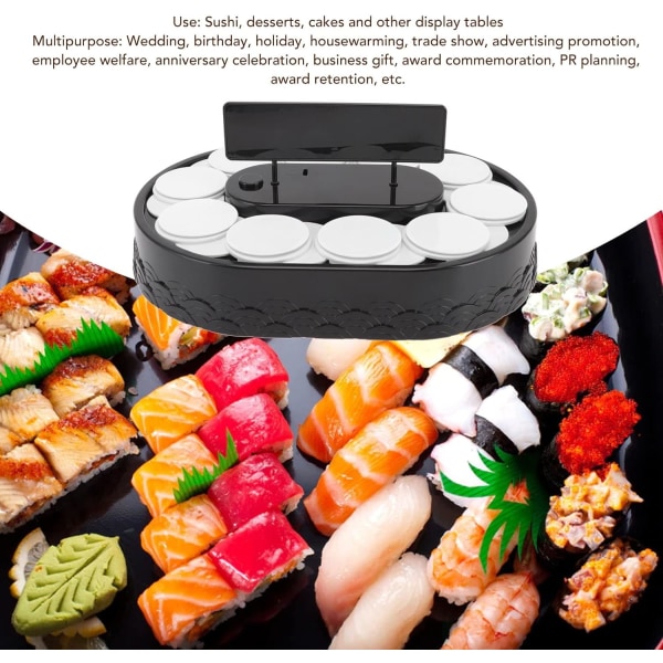 1 st Rotary Sushi Machine Automatisk Roterande Bordsdisplay