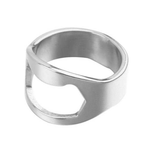 1 styck flasköppnare fingerring ring flasköppnare metall