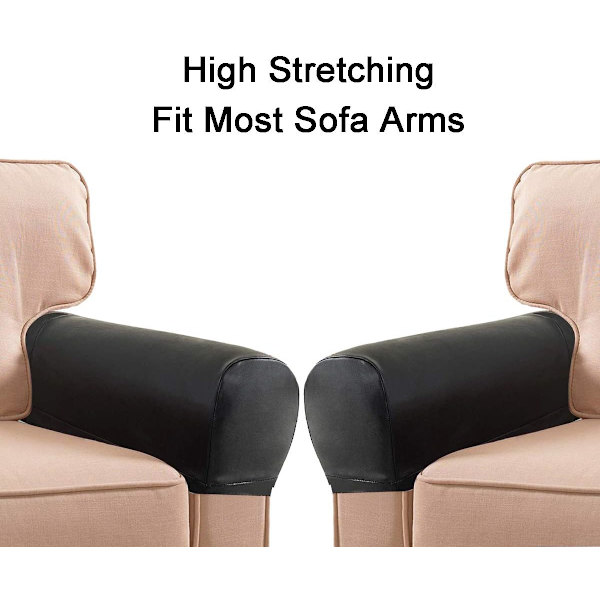 1 Par PU-Läder Soffa Armskydd Fåtölj Armskydd Stretch