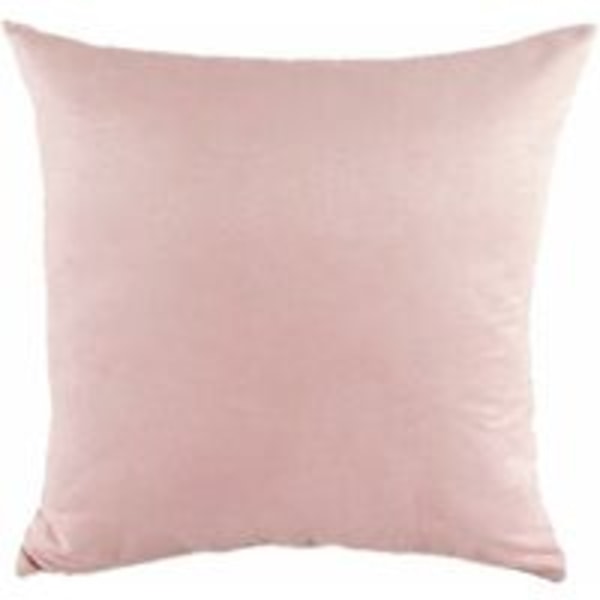 (Rosa) Sammetskuddfodral 50x50 cm Dekorativ Soffa Heminredning Kuddfodral Supermjuk Heminredning Vardagsrum Sovrum S