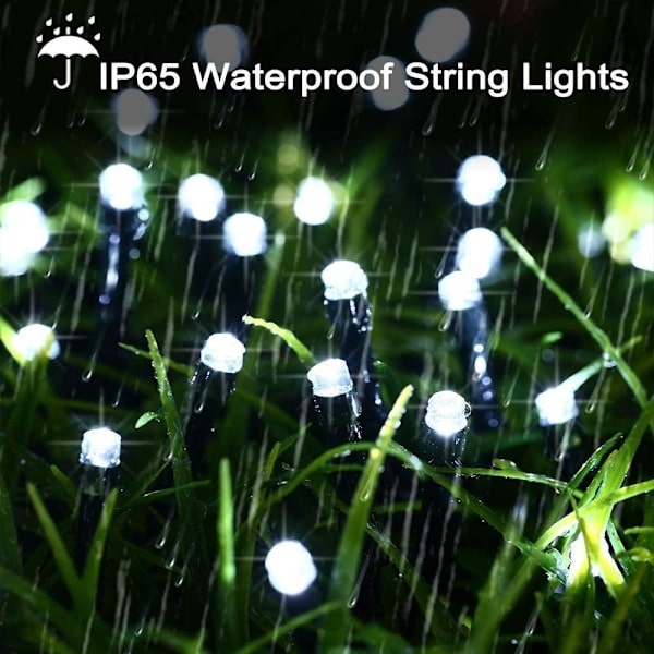 Solcellsjulbelysning, 22M 200 LED utomhus solcellsjulgran
