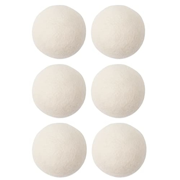 Wool drying ball 6 pieces, natural fabric softener