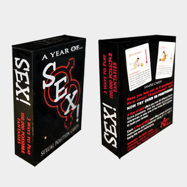 1 item English version A YEAR OF... SEX! SEXUAL POSITION CARDS