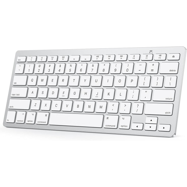 Bluetooth-tangentbord för Mac, kompakt trådlöst tangentbord kompatibelt