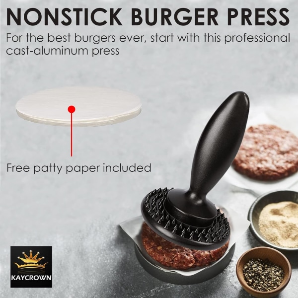 One black three in one double faced tenderizer, hamburger Tablet