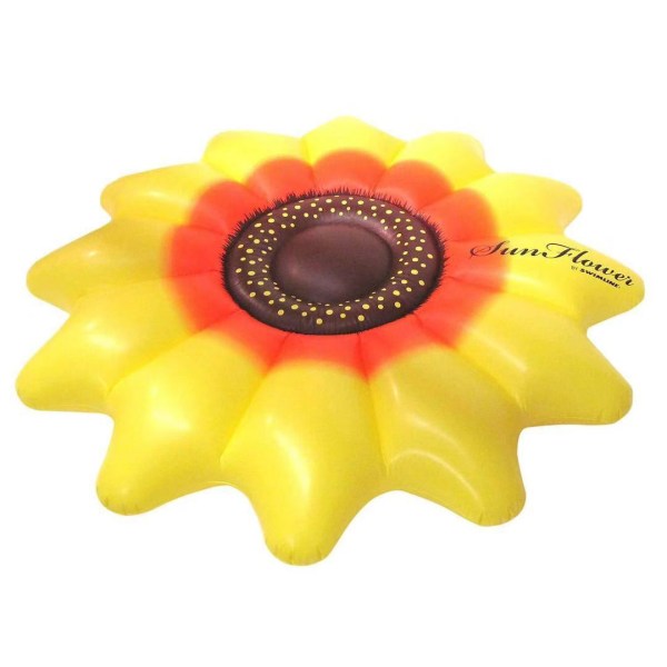 1 st solrosflottare i PVC för utomhusstrand, uppblåsbar badring