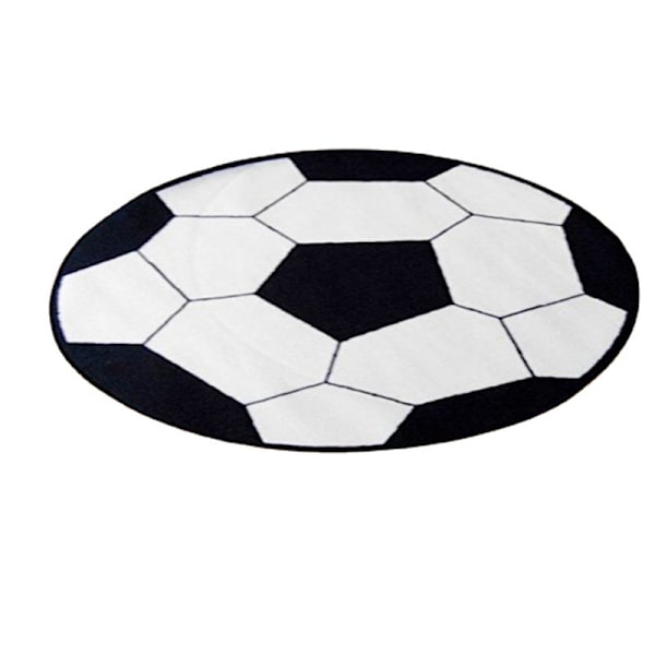 Fotbollsstil matta, 60 cm i diameter, ett måste för fotbollsfans!