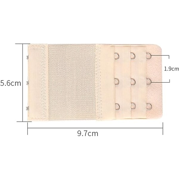 5 stk BH-forlængelse, Kvinders BH-stropsforlængelse, Elastisk