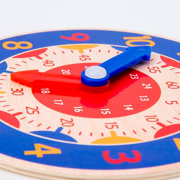 Morgans Direct Early Learning Education Clock Mobile Hands Smiley Face Magnetic. - Lätt att använda och lära sig för småbarn och barn
