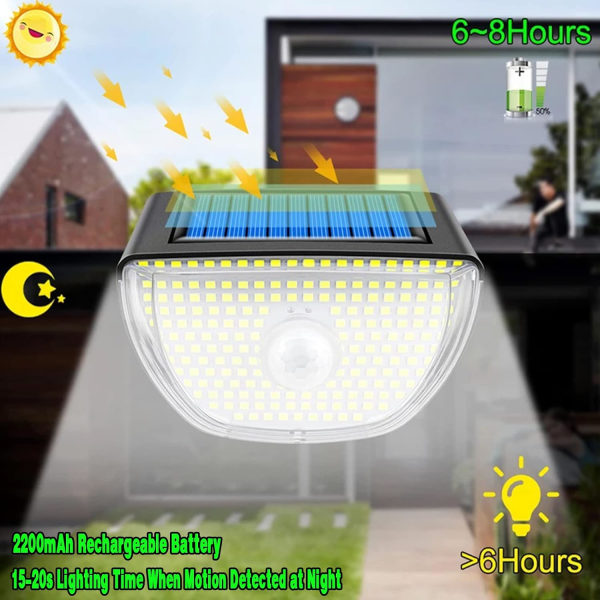 Solcellsdrivna Utomhuslampor för Trädgård, 200 LED Solcellsdrivna Lampor, IP65