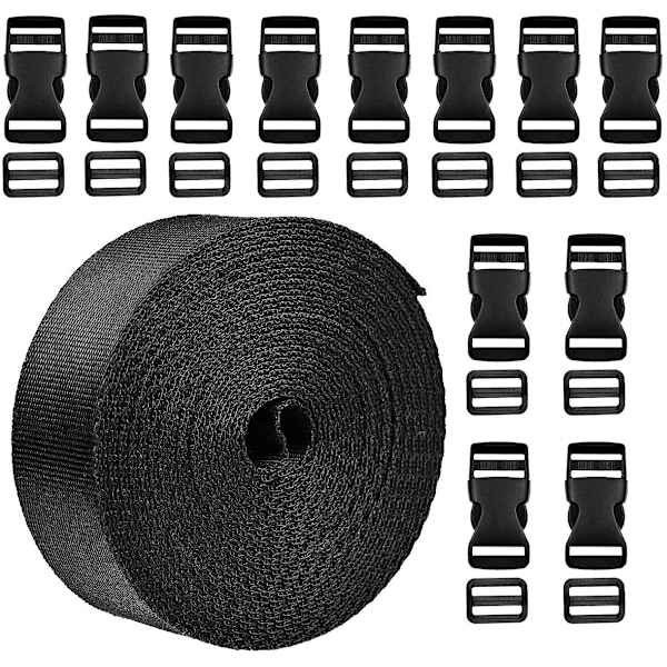 Bagagespänne set, 24 plastspännen med 2 sorters sidor
