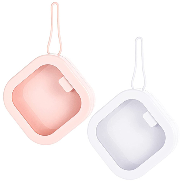 2-pack Hårsnoddeorganisatör i Plast, Bärbar Förvaring, 2 Färger