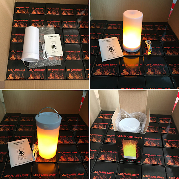 1 st Intelligent LED Flamlampa Bekväm Magnet Bar Bord