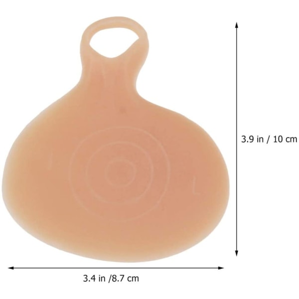 2 Par Gelkuddar för Häl och Fotkula, Halva Metatarsalkuddar