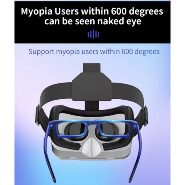 G15 Vr 3d Virtual Reality-glasögon Vita