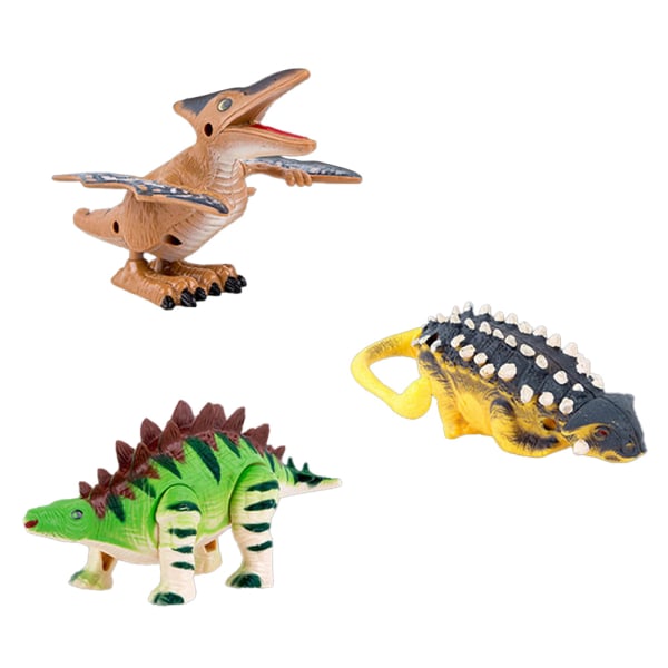 Upp kedja fjäder simulering dinosaurie leksak modell barnleksak 3 p