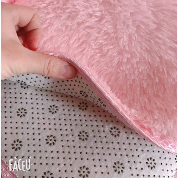 Rosa 120*140cm Hexagonal Prinsesstält för Barn med Matchande Sammetmatta Baby Barn Lekmatta Klättergolvmatta Lek