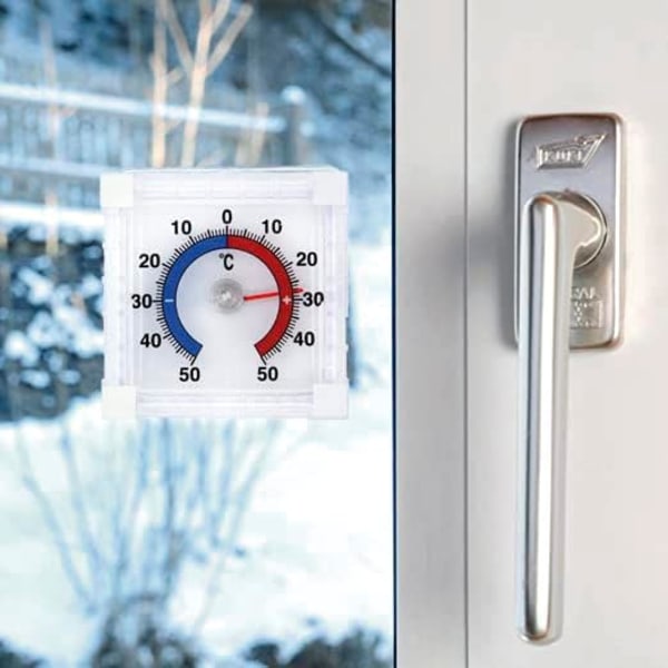 Självhäftande fönstertermometer för inom- och utomhusbruk
