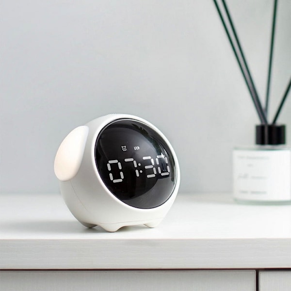 Kreativt udtryk pixel vækkeur studerende senge LED smart vækkeur lysende elektronisk digitalt vækkeur