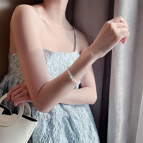 Rumindretning Boligindretning Perlearmbånd Perlespænde Armbånd Elegant Pige Armbånd Armbånd Armbånd