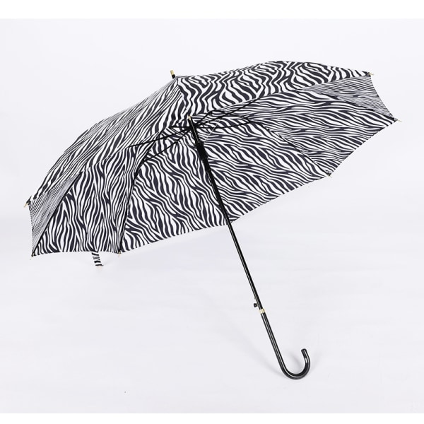 Zebra Print Folding Paraply - Anti-UV, vindtätt, soligt,
