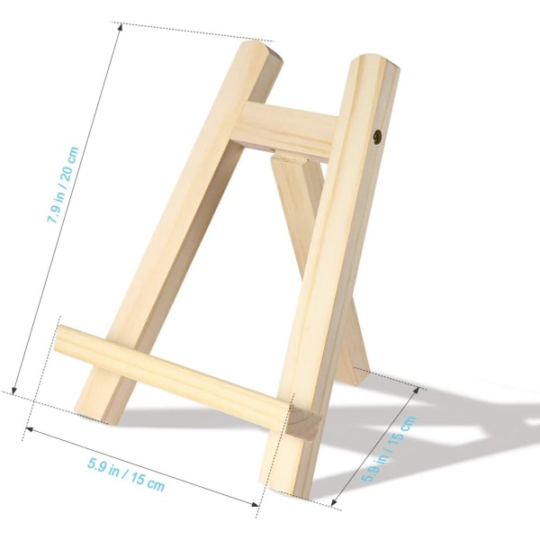 1 lille skrivebords-kalenderdisplaystativ, trækunstner